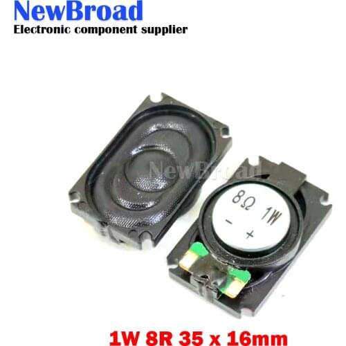 2PCS/Lot Notebook Speaker Horn 1W 8R 3516 1635 Loud speaker 8 ohms 1 Watt 8R 1W 35*16MM thickness 5.2MM