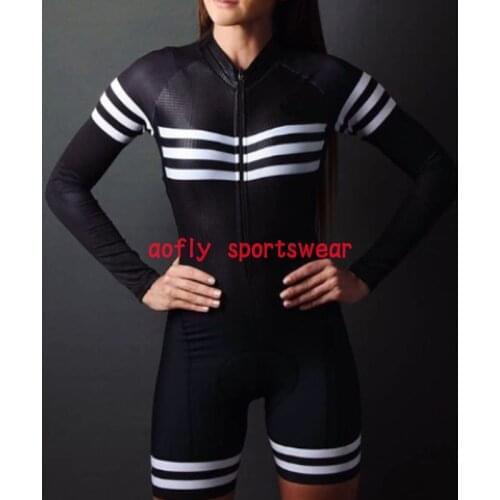 2021 Kafitt Cycling Clothes Skinsuit Womens Long Sleeve Jumpsuit Sets Uniform Ciclismo Bicycle Triathlon Jumpsuit Kits Summer