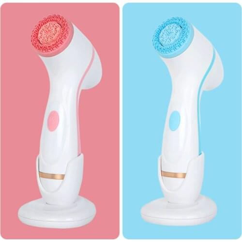3 In 1 Electric Cleansing Brush Sonic Rotating Cleansing Brush Galvanic Facial Spa System Deeply Clean And Remove Blackheads