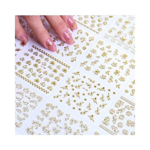 30 Sheets Florals Nail Art Sticker Rose Decal Watercolor Pattern Nailart Decorations Charms 3d Spring Bloom Nailart Design