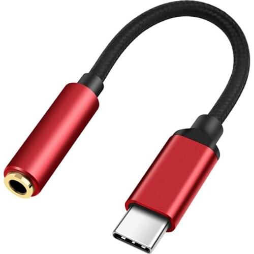 VEGGIEG Type C To 3.5 Earphone Adapter USB C AUX Audio Jack Cable Converter Headphone Headset Conversion Plug For Huawei Xiaomi