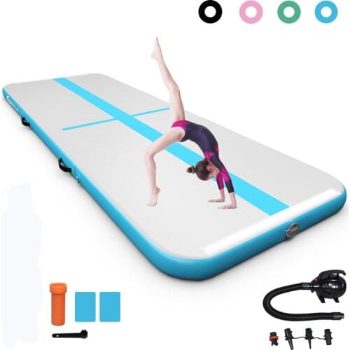 Free Shipping,Free Pump, 6x1x0.2m Gymnastics Inflatable Air Track Tumbling Mat Gym AirTrack for adult Free tax