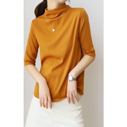 Женские однотонные футболки GIOIO China At AliExpress