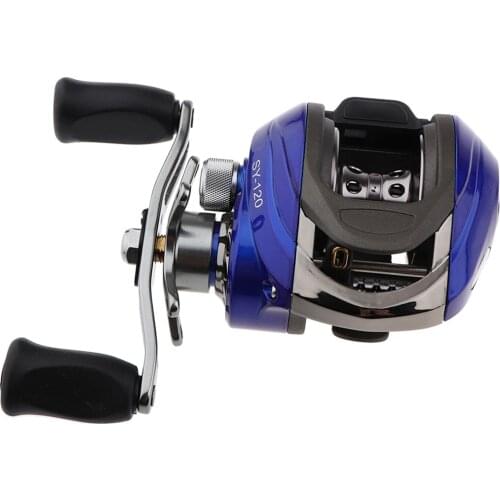 Left/Right Hand Baitcasting Reels Fishing Water Drop Wheel 13+1 Ball Bearings 6.2:1 Gear Ratio for Saltwater Freshwater
