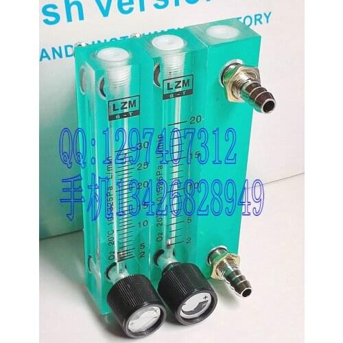 LZM-6T O2 square meter bar / oxygen flowmeter 2-30L/min oxygen flowmeter