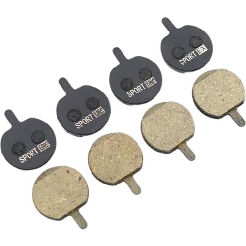 MTB Bicycle Disc Brake Pads for JAK-5 Disc Brake, RESIN Semi-Metallic, 4 Pairs