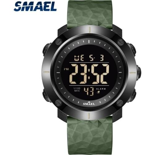 SMAEL Fashion Mens Digital Watches Luxury Man Watches Modern 2021 Waterproof Clock Male Chronograph Electronic Wristwatch 8042