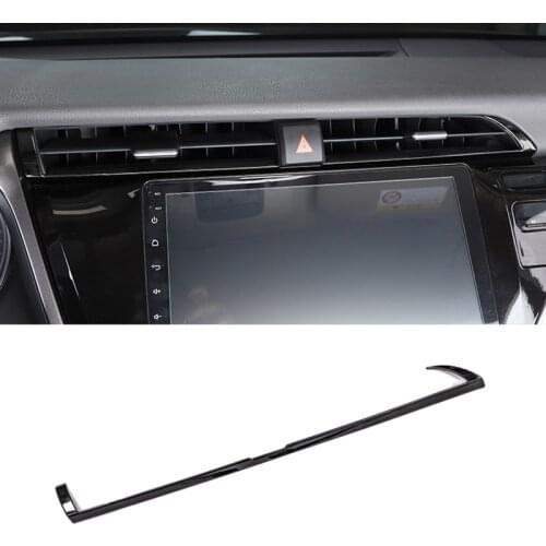 For Toyota Camry 2018 2019 8th XV70 Stainless Steel Air Conditioning Intermediate Outlet Cover Trim car styling accessories 1pcs