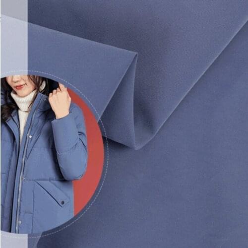 Wholesale 130 meters roll Nylon polyester high shrinkage autumn and winter Windbreaker down jacket cotton clothing fabrics