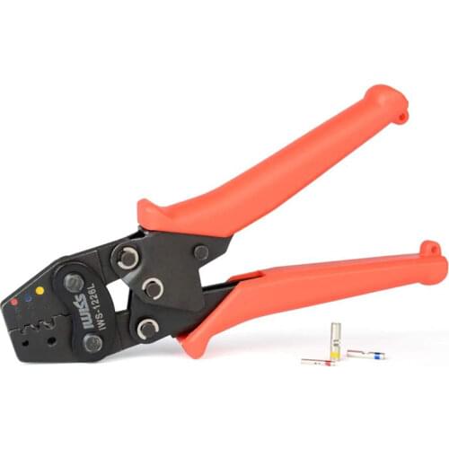 Pliers IWS-1226L Crimping Tools Works for Low Profile Environmental Splices M81824/1-XX from AWG 26-12 mini hand crimper tool