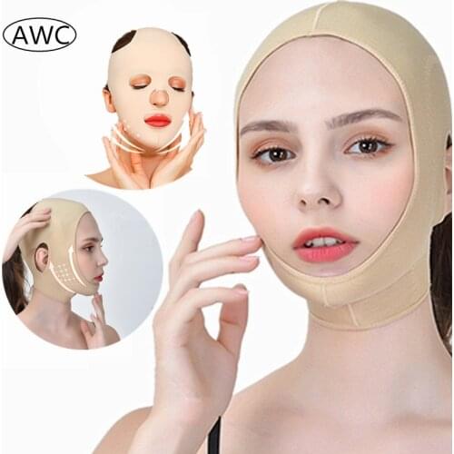Full/Half Face V Shaper Mask Facial Slimming Bandage Lift Up Belt Anti Wrinkle Strap Beauty Care Tools