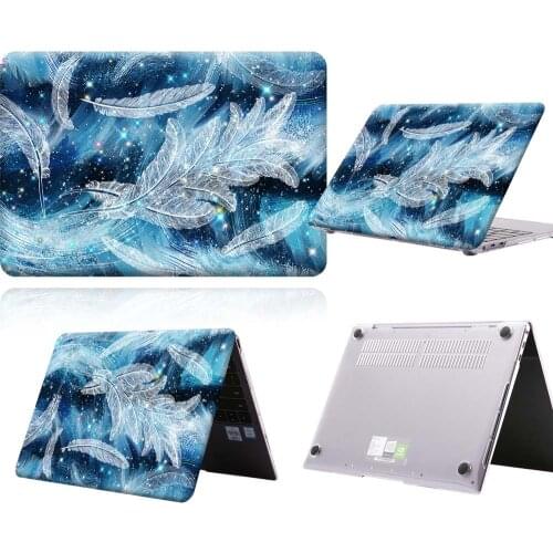 Sparkling Feather Anti-slip Laptop Case For MateBook 13/13 AMD Ryzen/14/D14/D15/X 2020/X Pro/Pro 16.1/Honor MagicBook14/15