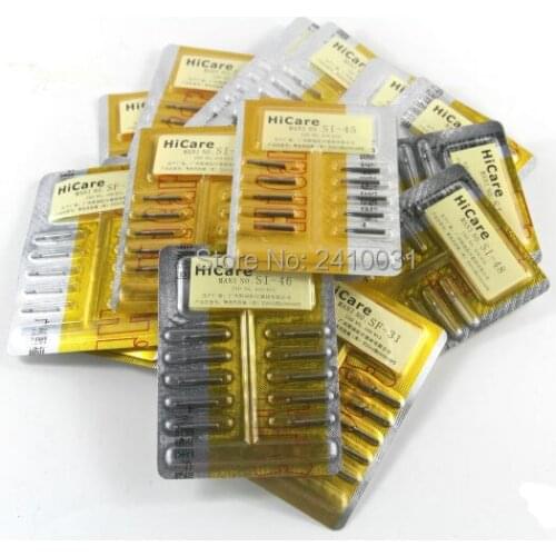 100Pcs Dental Diamond Burs For High Speed Handpiece
