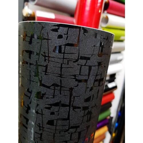 Embossed Mayan textured VINYL stickers with Air Free emboss for car / laptop motor covering skin PROTWRAPS 1.52x30m 5x98ft