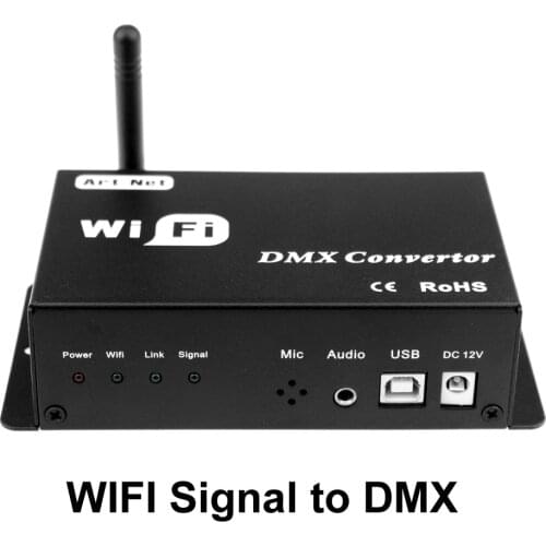 WF310 Rgb Led Controller Wifi 12v Rgb Led Strip Controller Wifi Rgb Controller Output DMX Signal Only Phone Controled