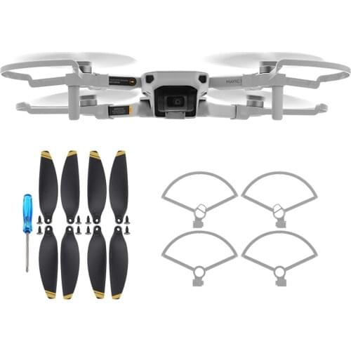 Propeller Guard Protector Cover+2Pairs Lower Noise Propellers Quick Release Propellers Blade For DJI Mavic MINI Accessories Kits