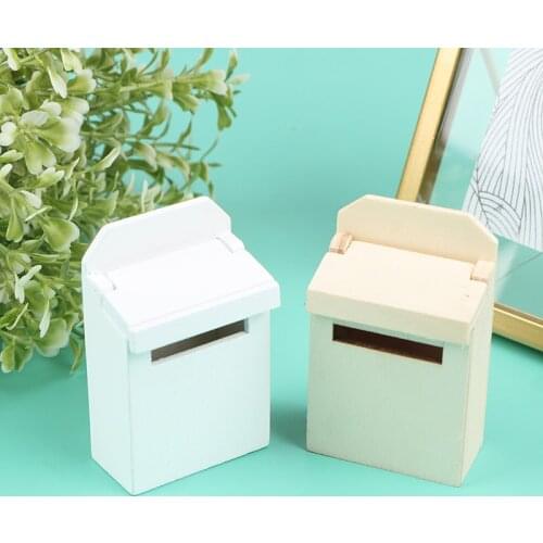 1:12 Doll House Mini Mailbox Model Miniature Scene Accessory Decoration Pocket Model