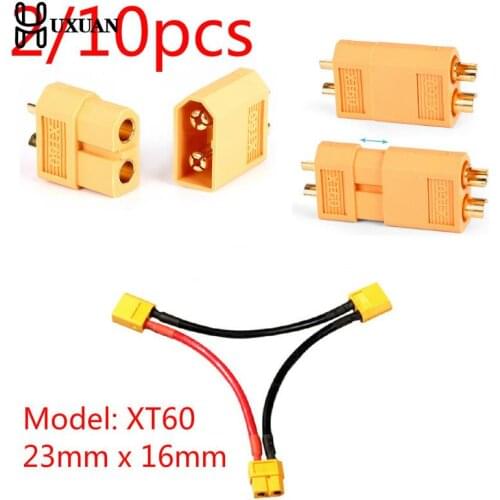 2/10pcs XT60 XT-60 XT 60 Plug Male Female Bullet Connectors Plugs For RC Lipo Battery