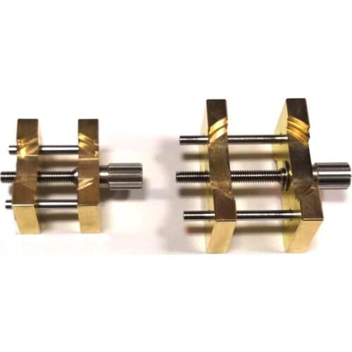 2PCS Brass Watch Movement Holder Fixed Base Repair Tool for Watchmaker Watch Movement Repair