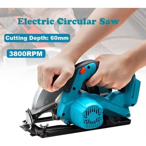 Electric Circular Saw 3800RPM 180mm Power Tools Dust Passage Multifunction Cutting Woodworking Machine For Makita 18V Battery