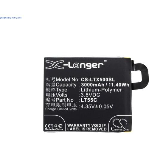 Cameron Sino 3000mAh Battery LT55C for LeTV 1s, Le 1s, Le 1s Dual SIM TD-LTE 32GB, X500, X501, X502