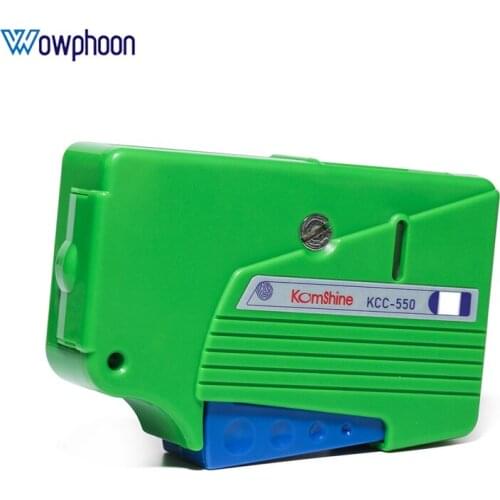 Free Shipping KCC-550 SC FC ST LC MU MT D4 DIN Optical Connector Cleaner Cleaning Box Cleaning Tool 500+ Times Green