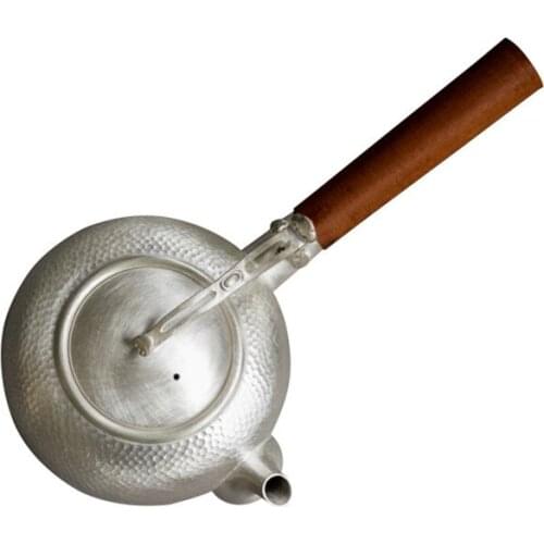 Pure Silver Teapot 999 Silver Handmade Teapot Household Filter Teapot Side Pot Teapot Kung Fu Teapot