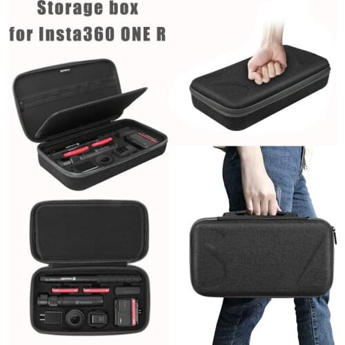 Insta360 ONE R Storage Case Protective Box 4K Panoramic Camera Selfie Stick Set Hard Shell Bullet Time Accessories Carrying Box