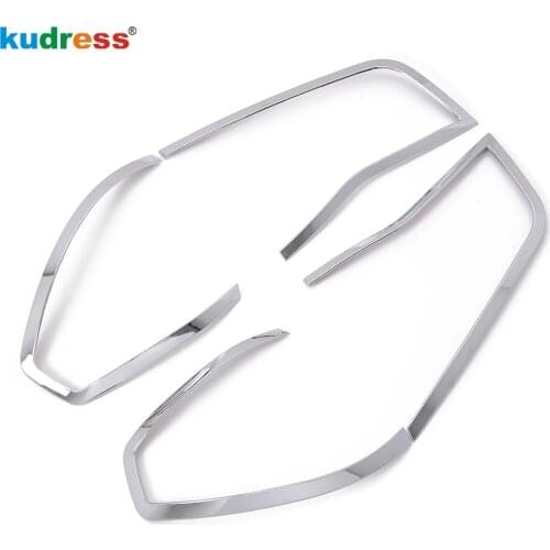 For Renault Koleos 2009 2010 2011 ABS Chrome Rear Light Lamp Cover Trim Taillight Frame Trim Car Styling Accessories 4pcs