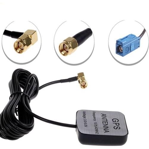 GPS navigation DVD Antenna Adapter Extension Cable With Fakra-C/SMA-J/SMA-JW Connector 1575.42MHZ 28dB