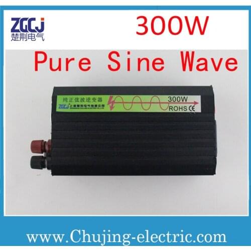 12V-110V power inverter, pure sine wave DC-AC power inverter 300W DC 12V to AC 110V power inverter