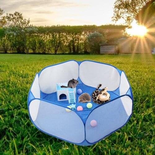 Cage Tent Playpen Small Pet Cat Dog Cage Breathable Folding Fence for Hamster Hedgehog Cat Rabbit Guinea Pig Tent