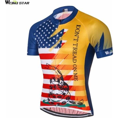 2017 USA Cycling Jersery Men summer outdoor bike jersey shirts ropa ciclismo mtb snake racing pro team bike clothing sportswear
