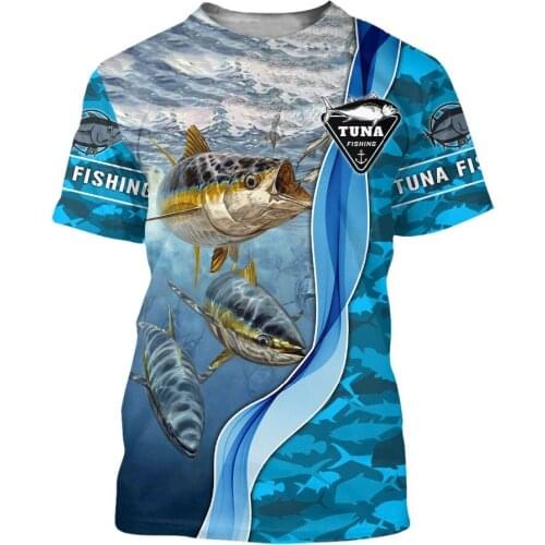 LIASOSO Fashion Mens Graphic T Shirts Love Fishing 3D Printed Harajuku Short Sleeve T Shirts Unisex Casual Streetwear Tops