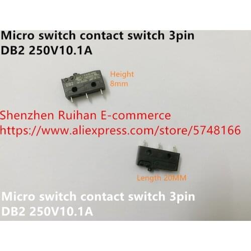 Original new 100% micro switch contact switch 3pin DB2 250V10.1A