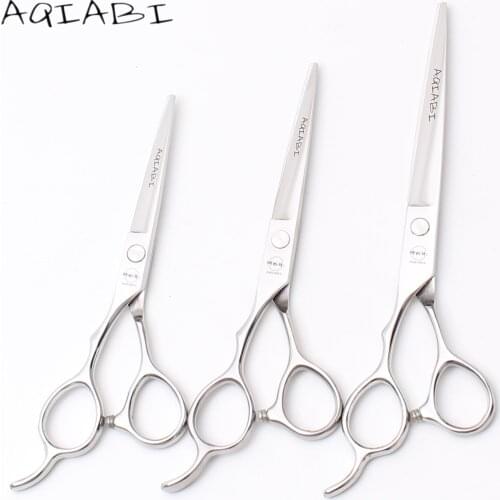 A8000 5.5'' 6'' 7'' Left Hand Hairdressing Scissors Cutting Shears Thinning Scissors Professional Hair Scissors Barbers Shop