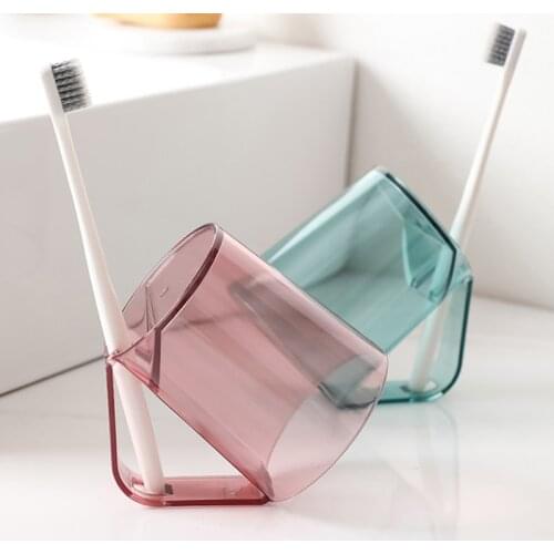 Toothbrush Cup Bathroom Cup Bathroom Tumblers Can Be Inverted Mouthwash Mug Home Travel Toothbrush Holder Bathroom Tumblers