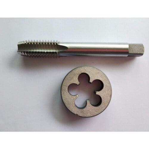 1pc Tap and 1pc Die Metric Right Hand Machine Plug Threading Tool M16 X 0.75 1.0 1.25 1.5 2.0pitch