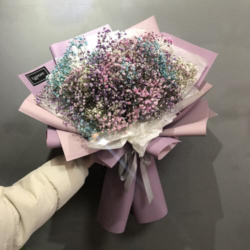 10pc Korean Waterproof Flower Wrapping Craft Paper DIY Flowers Gifts Packing Flower Bouquet Wedding Decor Two-tone Papier Paper