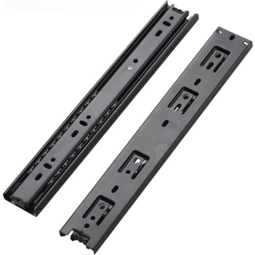 5 Pairs Thickened Drawer Runners Slides Ball Bearing Full Extended Furniture Hardware in 4-24 Inch