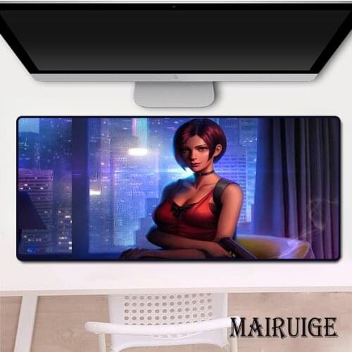 Anime biochemical game office mouse pad sexy girl non-slip waterproof beautiful rubber mouse mat XXL 300X600 to 400X900 x x n x