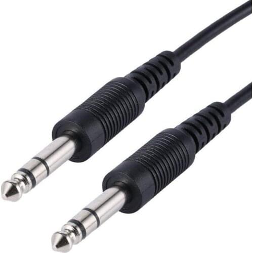 2 Meters Aviation Headset Gold Plated Dual-Plug Aircraft Headphones Replacement Y-shaped Cable