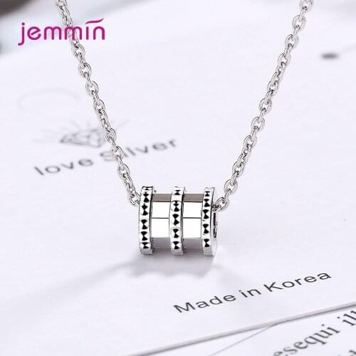 Hot Sale South Korea Small Pretty Waist Vintage Necklace & Pendants 925 Sterling Silver Jewelry Simple Long Neck Chain