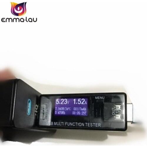 8 in1 Digital Display 4~30V USB Tester QC2.0 3.0 Voltmeter Current Voltage Capacity Time Bank Charger Indicator Detector