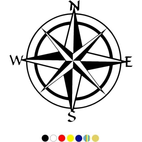 CS-10394# Vinyl Decal Compass NSWE Car Sticker Waterproof Auto Decors on Truck Bumper Rear Window