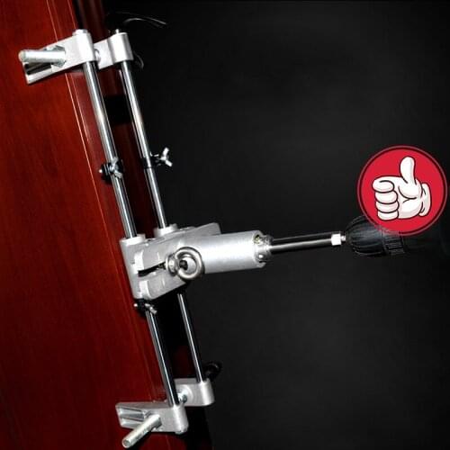 Wooden Door Lock Slotting Machine Indoor Solid Wood Room Door Hole Opener Woodworking Hole Puncher Set Door Installation Tool