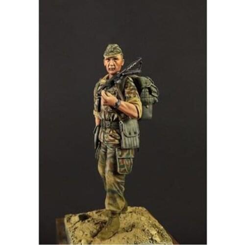 1/24, 8 eme RPC Algerie 1961, Resin Model figure Soldier GK, Military subject matter, Unassembled and unpainted kit
