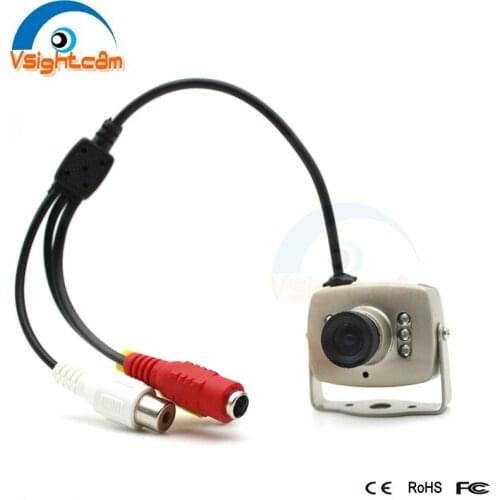 Mini Super Color CCTV Camera Analog 800TVL 940nm Infrared Night Vision Security Camera Video Audio indoor Surveillance Vsightcam