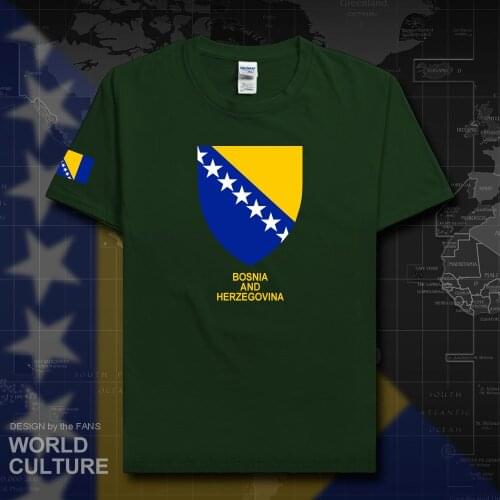 Bosnia and Herzegovina mens t shirts 2018 jerseys nation team tshirt cotton t-shirts clothing tees BIH Bosnian Herzegovinian 20