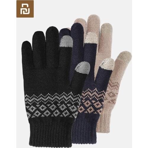 Original Xiaomi FO Touch Screen Gloves Finger Touch Screen Gloves Winter Warm Wool for For iphone 11Pro for Xiaomi Phone Gaming